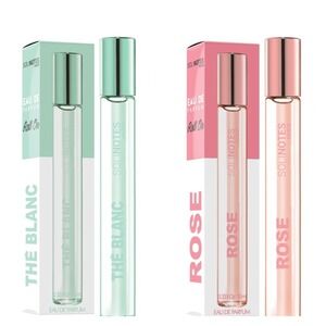 Bundle of 2 Solinotes Eau De‎ Parfum Roll On 0.33 oz each Blanc & Rose